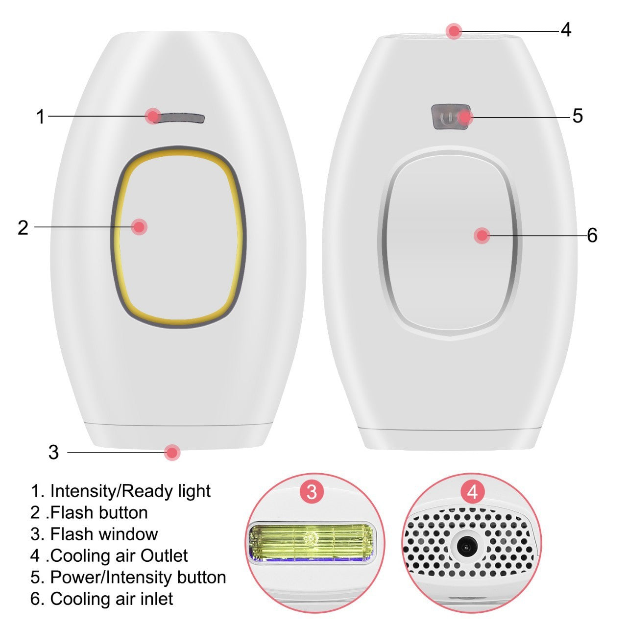 Freezing Point Laser Hair Removal Apparatus Handheld Facial Whole Body Beauty Apparatus Female ipl Photon Laser Hair Removal Apparatus