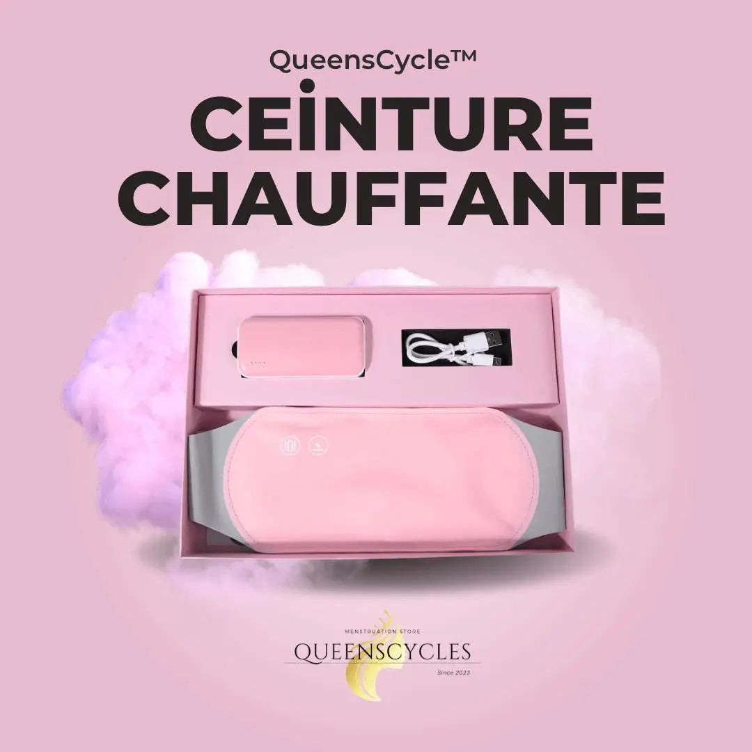 QueenCycle™-Ceinture chauffante massant douleurs menstruel