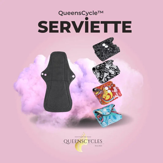 QueensCycle™-Serviettes réutilisables